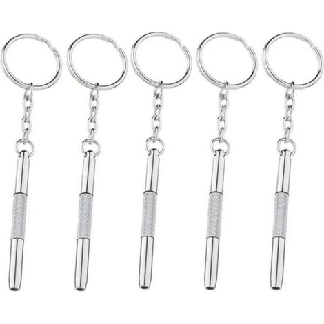 Irovami Tournevis multifonction portable pour lunettes, montre et téléphone portable (outil de réparation trois-en-un). (1/5)