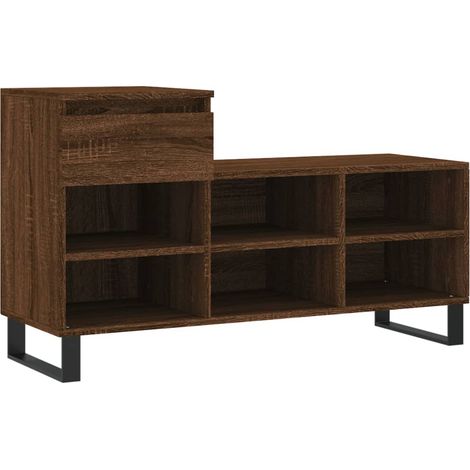 Maison Exclusive - Zapatero madera contrachapada roble marrón 102
