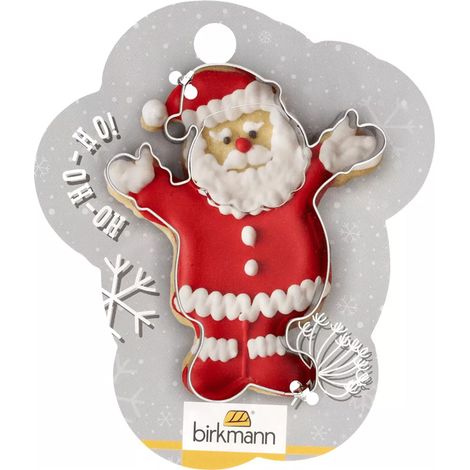Weihnachtsmann-Lebkuchenausstecher, 8,5 cm (1/2)