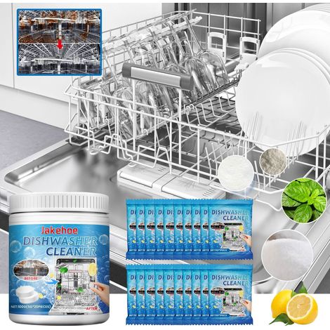 Spülmaschinenreinigungstücher für ein sauberes, glänzendes und ölfreies Ergebnis – 100 g (5 g x 20 Stück) -- BIEMMEDUE (1/5)