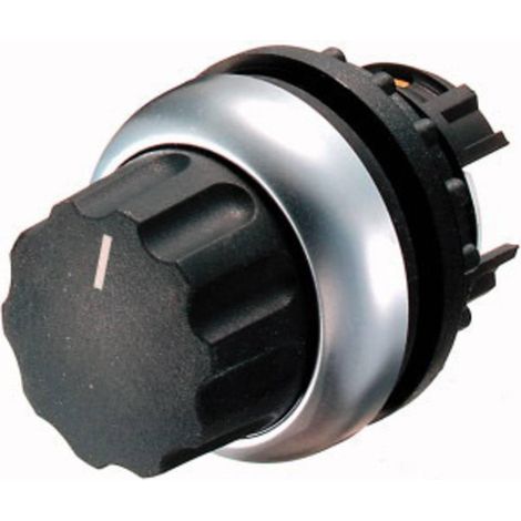 Eaton M22-WR4 Interruptor giratorio negro metálico