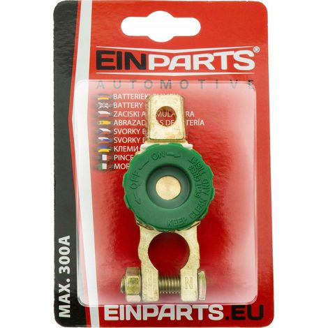 EPBC07 Morsetto per batteria dritto zinco rame 12/24V 300A 1 pz. (1/5)