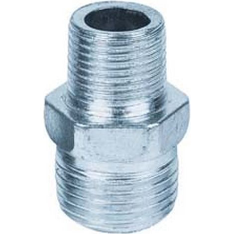 5PZ NIPLES RIDOTTO ESAGONALE MASCHIO IN GHISA ZINCATA - M 1 1/2" M 1 1/4"