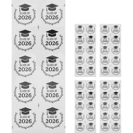 feuilles d autocollants souvenirs de remise de diplômes 2026 (1/5)