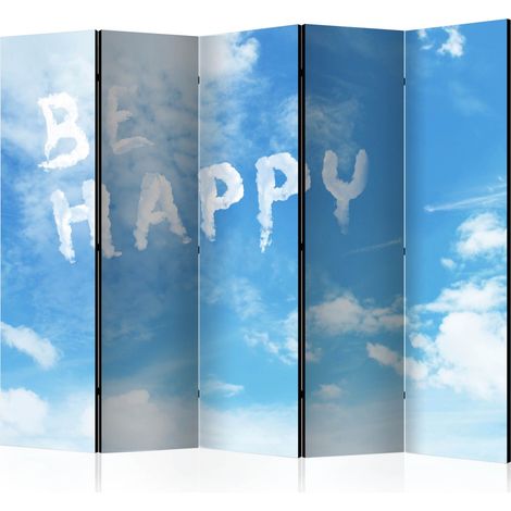 Paravento - Be happy II [Room Dividers] - 225x172 (1/4)