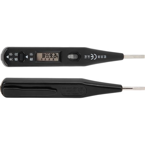 Spannungsprüfstift, induktiver Typ, AC 12–250 V / DC 6–36 V, elektrischer Prüfstift mit LCD-Digitalanzeige (1/5)