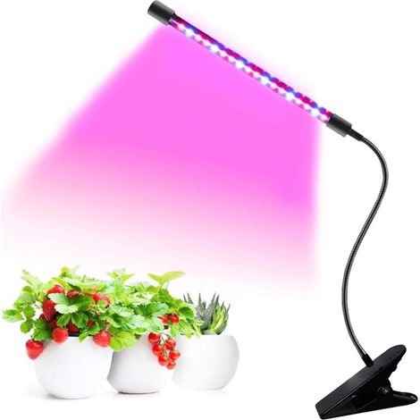 Filiyano-Bande lumineuse LED bleue à clip pour la croissance des plantes, idéale pour les plantes d'intérieur et la germination des graines, avec (1/5)