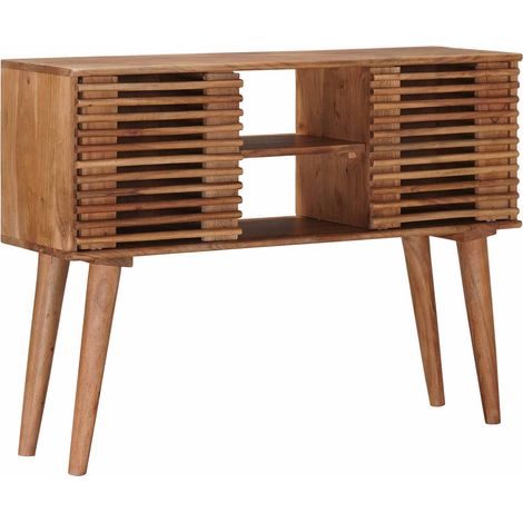 vidaXL Handmade End Table Teak Brown 100 x 30 x 75 cm