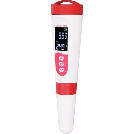 Stylo testeur 4 en 1 : température/TDS/EC/acidité/basicité (1/5)