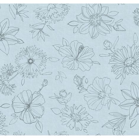 d-c-table® Tischdecke Manhattan Palmas 150 cm rund, grau Tischdecke