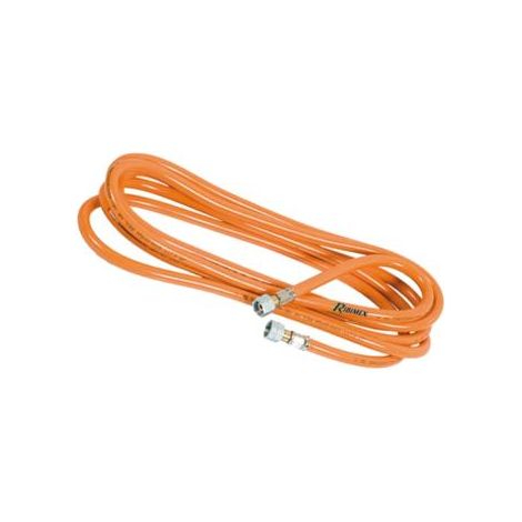 Ribimex – Tuyau d'arrosage 5 mètres 4x11 – Pour désherbeur thermique – Résistant aux températures élevées – Compatible avec accessoires standards