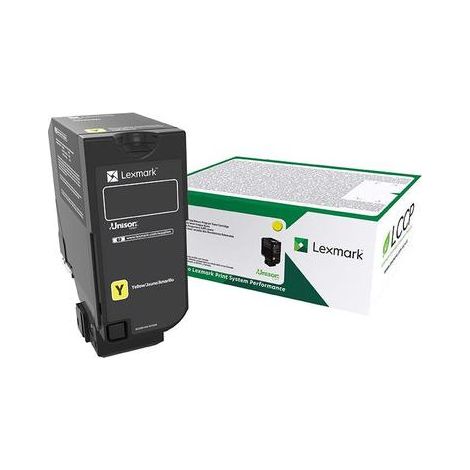 Lexmark 75B20Y0 cartuccia toner 1 pz Originale Giallo (1/2)