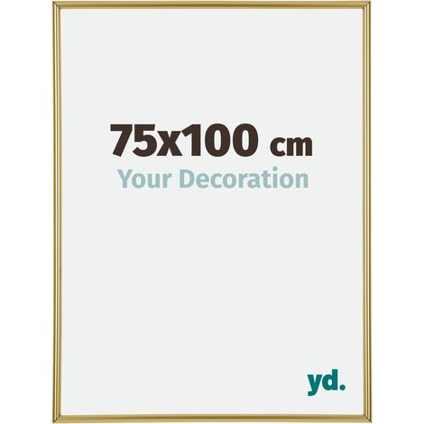 yd. - Cadre photo 75x100 - Or - Plastique - Annecy