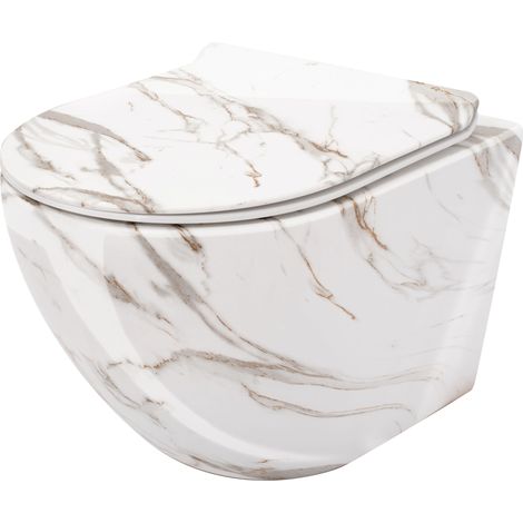 TAZA de INODORO WC REA CARLOS SLIM LAVA SHINY