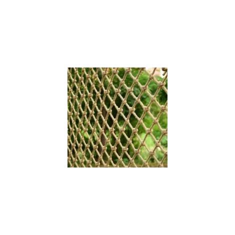 QORVA
-Filet de protection en corde de chanvre 1 x 2 m – Résistance jusqu'à 300 kg – Pour balcons, escaliers et jardins d'enfants