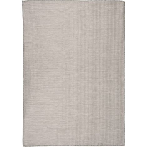 Outdoor-Teppich Flachgewebe 160x230 cm Hellgrau