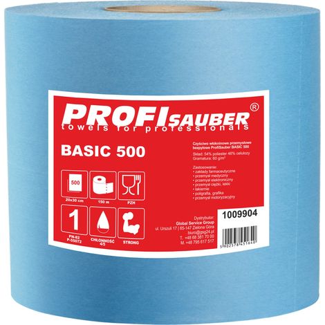 Paño no tejido industrial ProfiSauber basic 500 libre de polvo