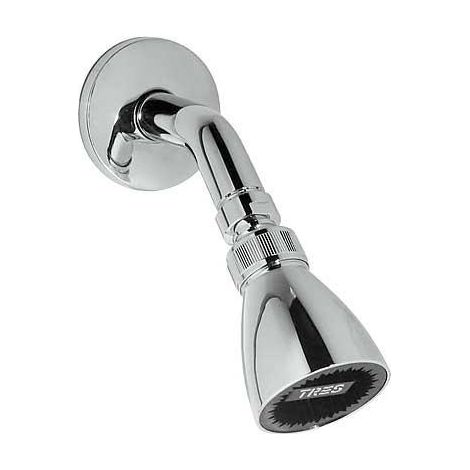 BRAZO A PARED CON ROCIADOR DE DUCHA RÓTULA ORIENTABLE (1/2)