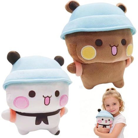 Bubu Dudu Set mit 2 Bubu Dudu Plüschtieren – Niedliche, weiche Plüschkissen – Geburtstagsgeschenk für Jungen und Mädchen (1/5)