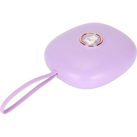 Réveil numérique vibrant portable à LED pour les gros dormeurs, étudiants et enfants, lilas violet (1/5)