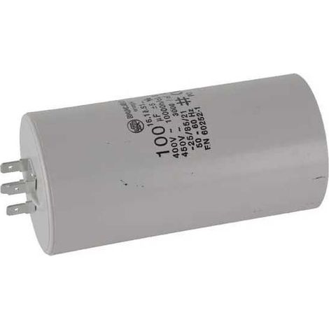 Condensateur universel 100 µF 450V à fiches – FGP013639