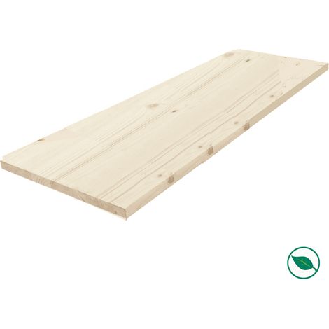 Tablette en pin maritime 1200 × 300 × 21 mm FSC Mixte 70 %