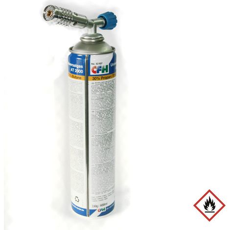 Gasbrenner, Flammenlötkolben, LM1750, Kartusche, 600 ml, 1750 °C, CFH (1/4)