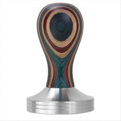 58-mm-Kaffeetamper aus Edelstahl, farbige Holzwerkzeuge und Zubehör für Hersteller (1/5)