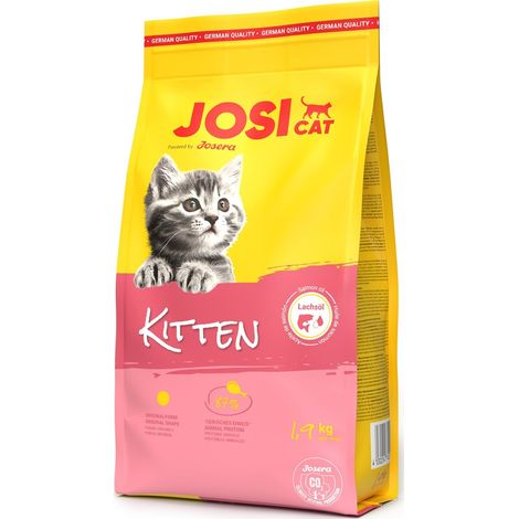 Nourriture sèche pour chatons - JOSICAT - 1,9 kg - Haute énergie - Protéines animales - Huile de saumon