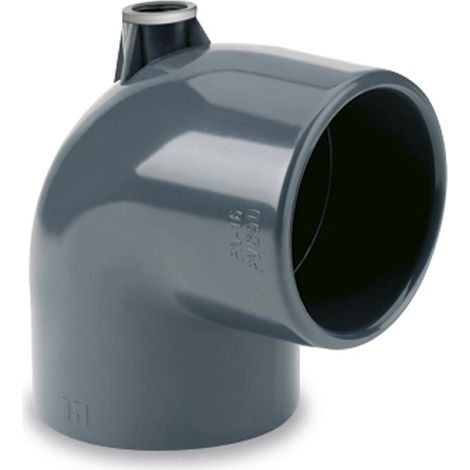 Coude à colle "AIR" R/H - HIDROTEN Dimensions : Ø63mm x 3/4" x 3/4