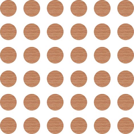 36x Cache vis adhésif autocollant diamètre 25mm protection bouchon trou obturateur meuble table chaise maison, Hêtre bavière (1/4)