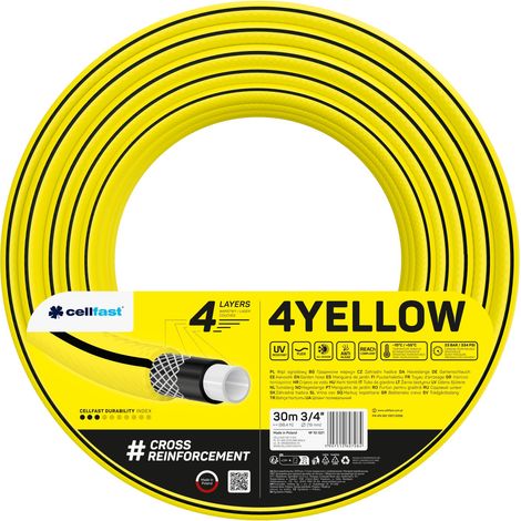 TUBO DA GIARDINO GIALLO 4 3/4'' 30MB - C 10-521