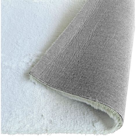 Mömax Kunstfell Denise 3 in Silber/Weiß ca. 160x220cm (1/5)