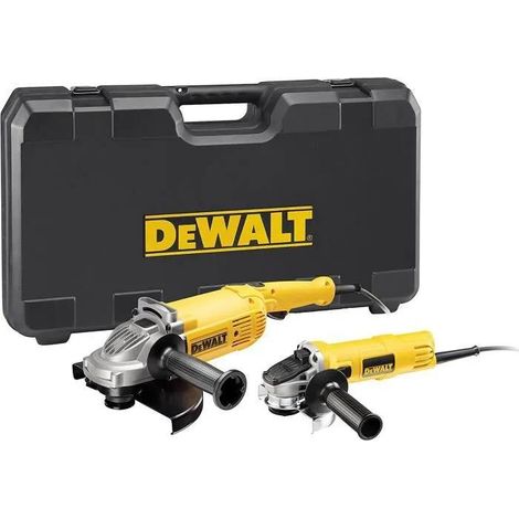 DeWalt DWE492S 2200W et DWE4207 1010W meuleuses noir jaune (1/3)