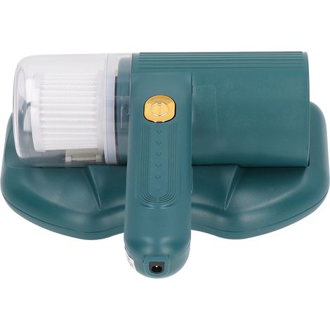 Kabelloser Matratzenstaubsauger mit violettem Licht, USB-Aufladung, 20 kPa Saugkraft und einem grünen elektrischen Anti-Milben-System. (1/5)