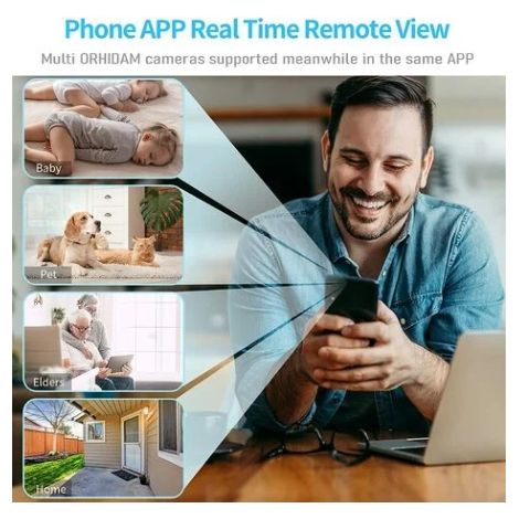 Mini caméra de Surveillance pour téléphone portable 1080P caméra de Surveillance sans fil caméra espion sans fil caché WiFi nounou caméra bébé moniteur (1/4)