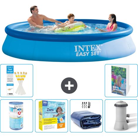 Intex Piscina Easy Set Rotonda - 366x76 cm - 7-pezzi  S50