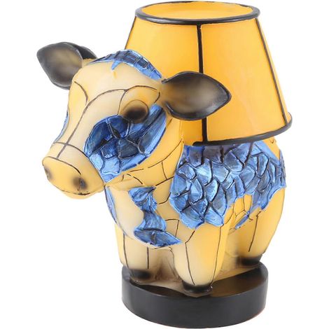 3D-Kuh-Nachttischlampe, Design: Hochlandrind, Tier-Tischlampe, Western-Kuh-Tischlampe (1/5)