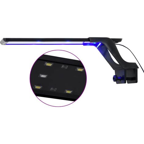 LED-Aquariumleuchte mit Klemme 35-55 cm Blau und Weiß