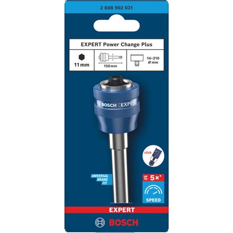 Bosch EXPERT Power Change Plus Lochs.Adap.-Verlängerungsst., Sechskants. 11 mm, 150 mm