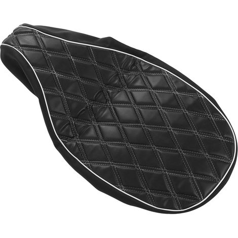 Ersatz-Ledersitzbezug für Vespa 125/150 Sprint Fast TS Super VBB VBA VNB GTR GL, schwarz (1/5)