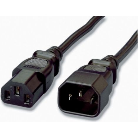 Equip - Câble d'alimentation iec c14/mâle - c13/femelle - 1,8m