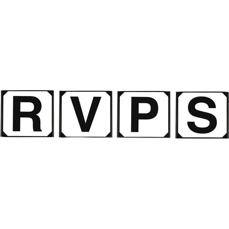 Jeu de lettres en plastique de 4 pièces pour le terrain de dressage