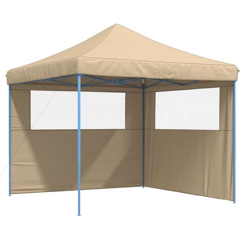 Maison Exclusive - Partyzelt Faltbar Pop-Up mit 2 Seitenteilen Be