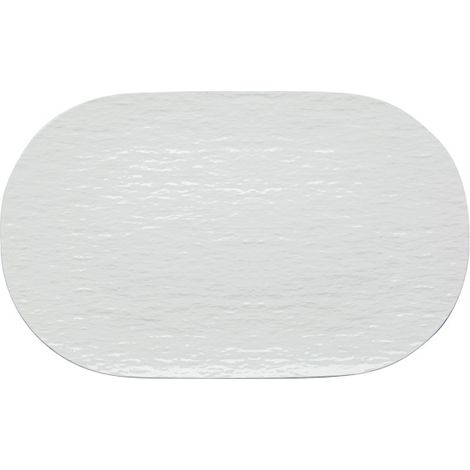 Vassoio in Porcellana Ovale Bianco Touch me 36,5 x 22,5 cm (1/2)