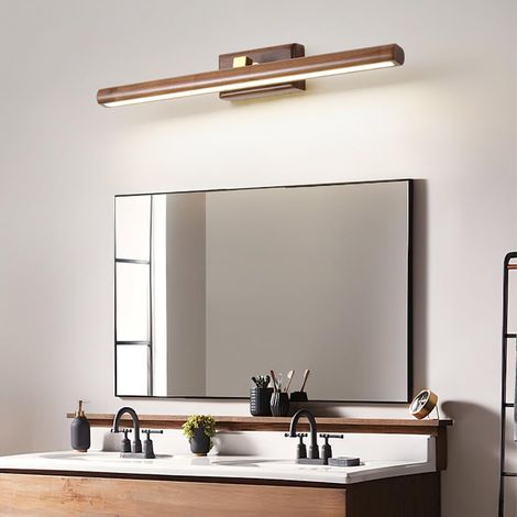 Lampe de miroir de maquillage, applique murale LED pour salle de bain, applique murale scandinave moderne (40 cm, lumière chaude) (1/5)