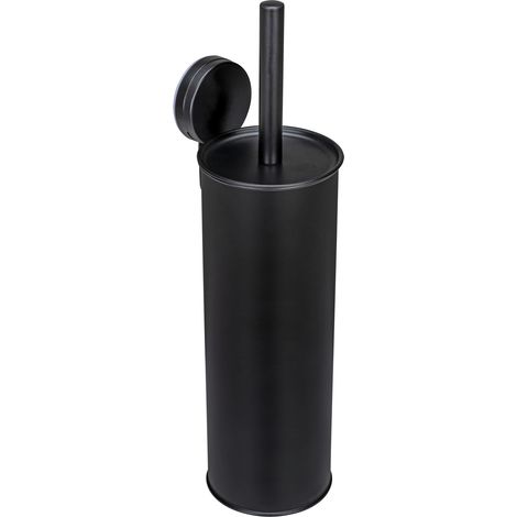 Wenko PAVIA Brosse WC Murale Noire Mate Design Chic (1/5)