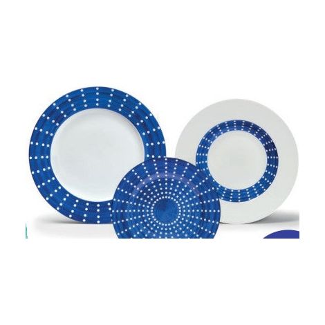 Zafferano Set 3 Pz Tris Piatti Blu Perle
