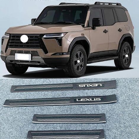 Accessoires automobiles pour Lexus GX550 2024-2025 : protection de seuil de porte et de pédale, cache-plaque de protection, pièces automobiles ( ) (1/5)