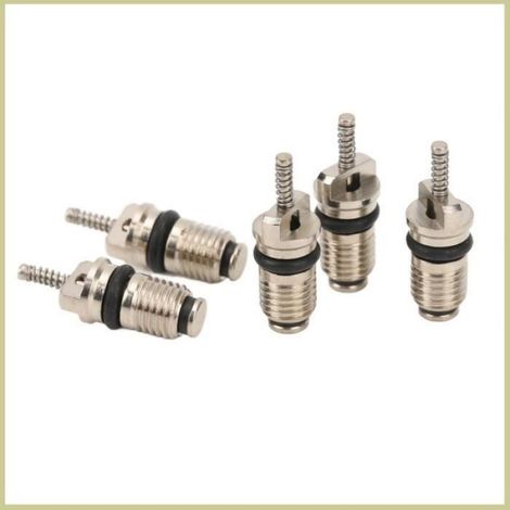 Noyau de Valve de Climatisation, Système de Climatisation Automatique, Tige Haute Pression pour Série R134, 50 Pièces (1/4)